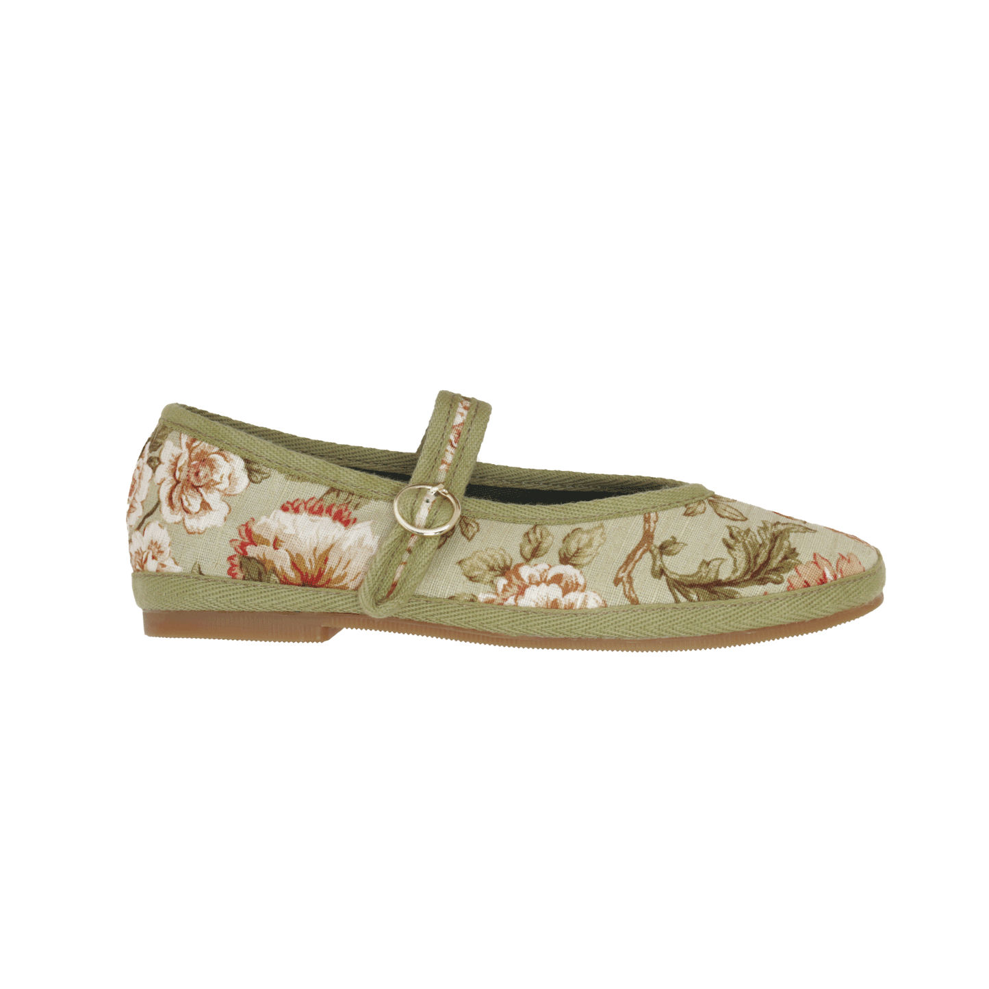 Ballerinas Celine - Pistacchio Floral EDICIÓN LIMITADA