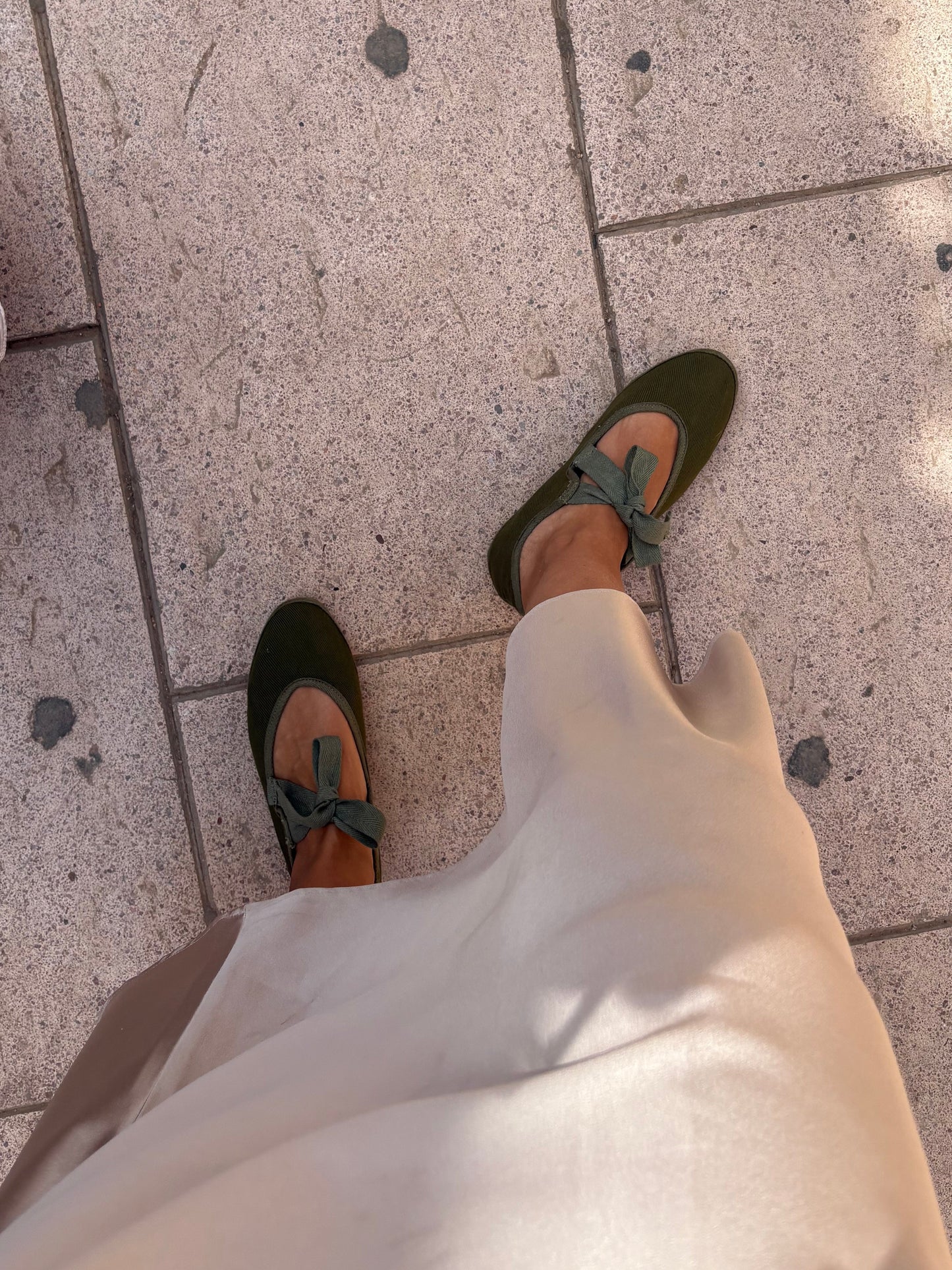 Ballerinas Maria Verde militar