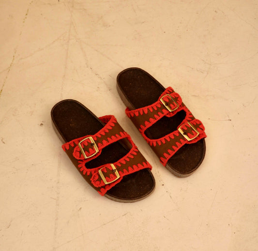 Siena Sandal Terra-coral