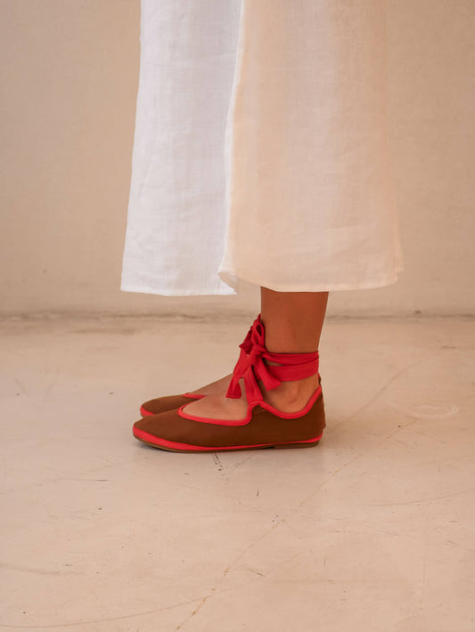 Ballerinas Sofía - Terra-coral