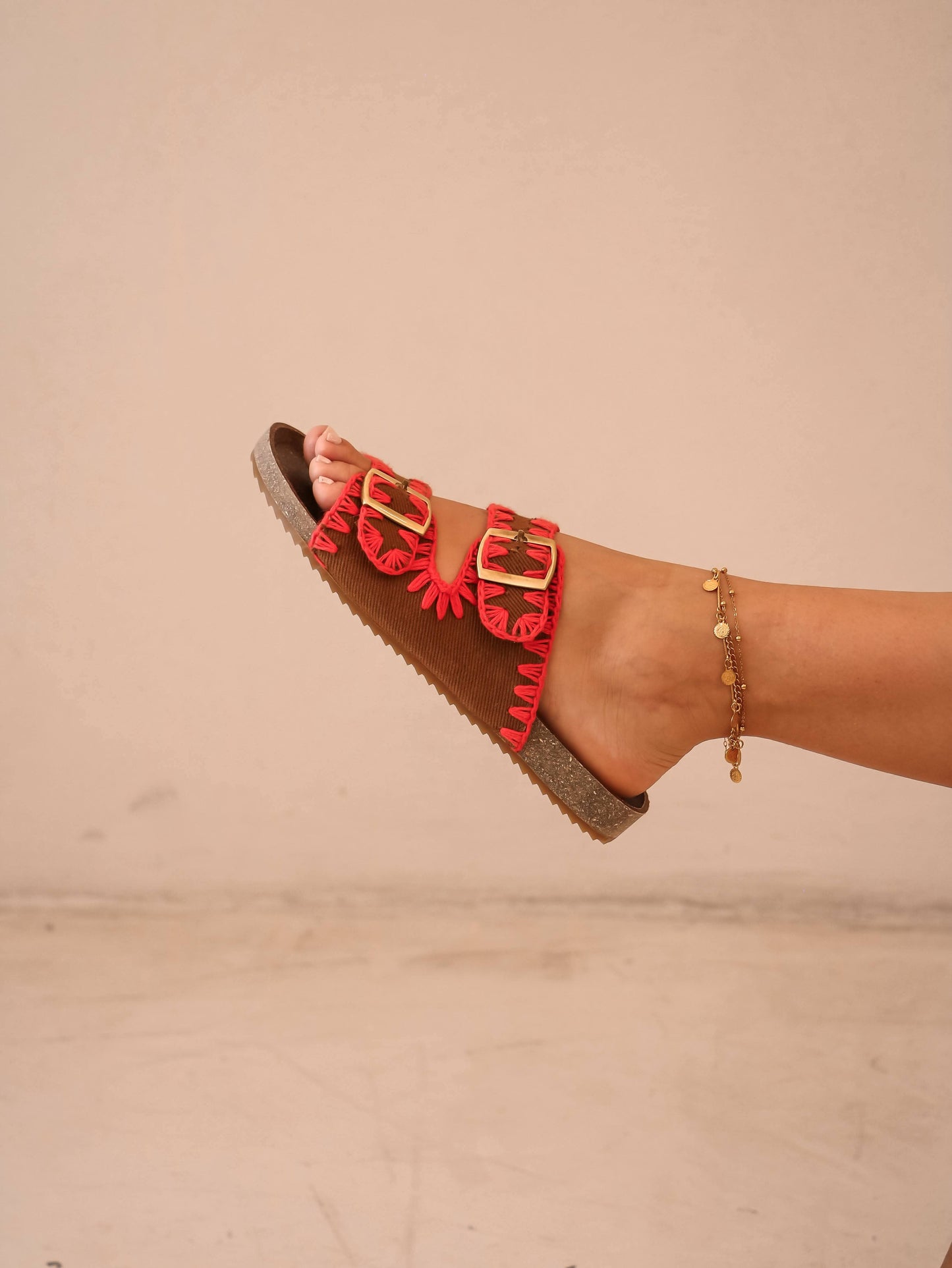 Siena Sandal Terra-coral
