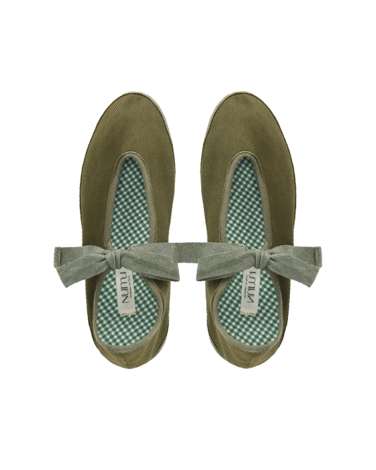 Ballerinas Maria Verde militar